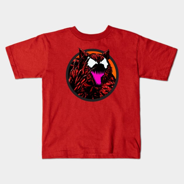 Carnagevore Kids T-Shirt by ThirteenthFloor